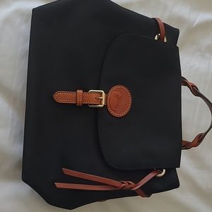 Black Dooney & Bourke back flap bag